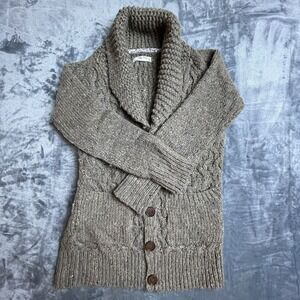 Anthropologie Isabella Sinclair Sweater Women XS Cardigan Earthy Cabin Lagenlook